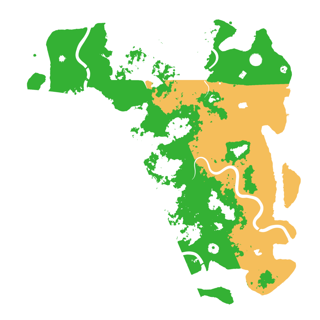 Biome Rust Map: Procedural Map, Size: 4500, Seed: 250206