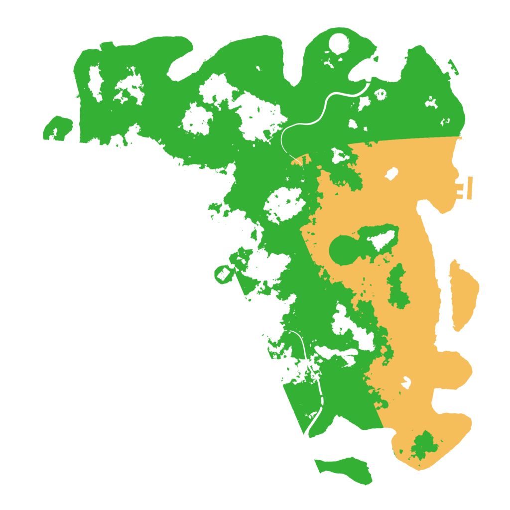 Biome Rust Map: Procedural Map, Size: 4500, Seed: 250206
