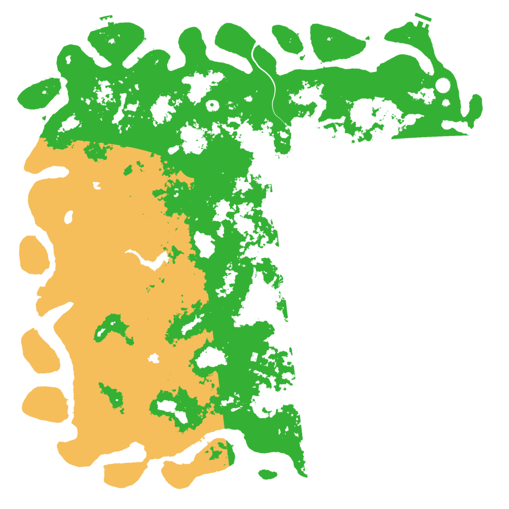 Biome Rust Map: Procedural Map, Size: 6000, Seed: 222962081