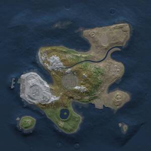 Thumbnail Rust Map: Procedural Map, Size: 2200, Seed: 854262868, 5 Monuments