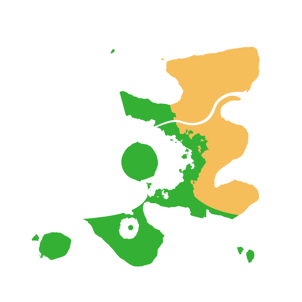 Biome Rust Map: Procedural Map, Size: 2200, Seed: 854262868