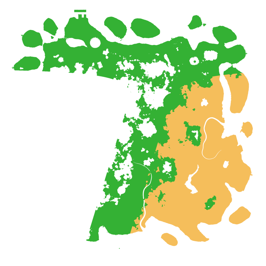 Biome Rust Map: Procedural Map, Size: 4500, Seed: 52022060