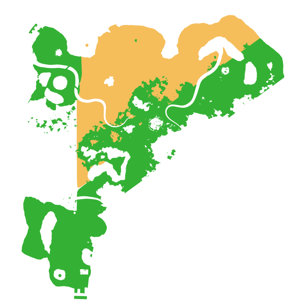 Biome Rust Map: Procedural Map, Size: 4000, Seed: 1840316986