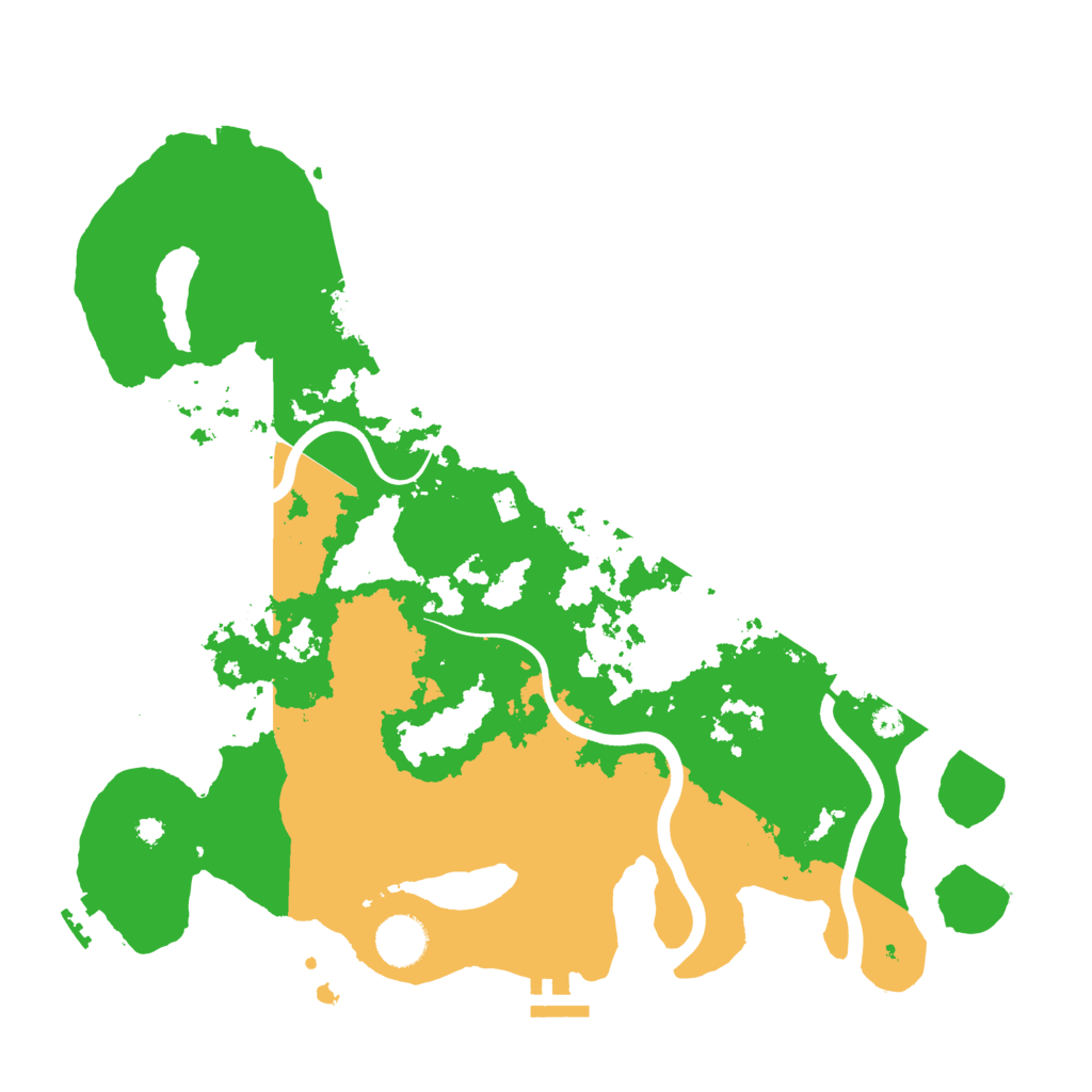 Biome Rust Map: Procedural Map, Size: 3750, Seed: 31516395