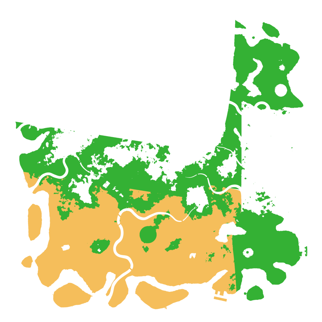 Biome Rust Map: Procedural Map, Size: 5000, Seed: 751635544