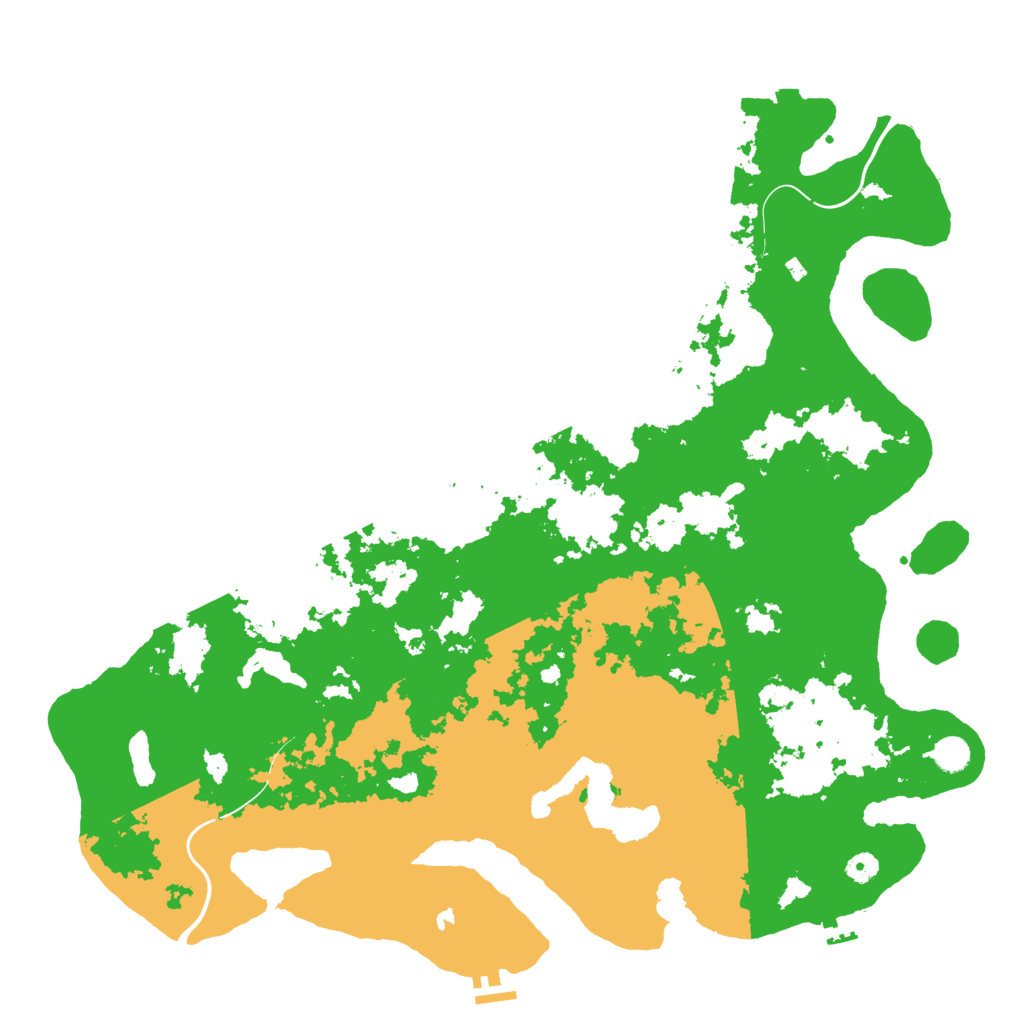 Biome Rust Map: Procedural Map, Size: 5000, Seed: 1419273626