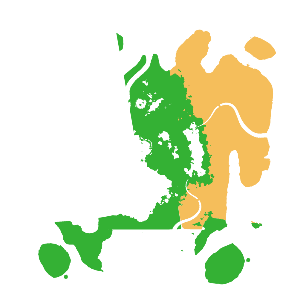 Biome Rust Map: Procedural Map, Size: 3000, Seed: 643146156