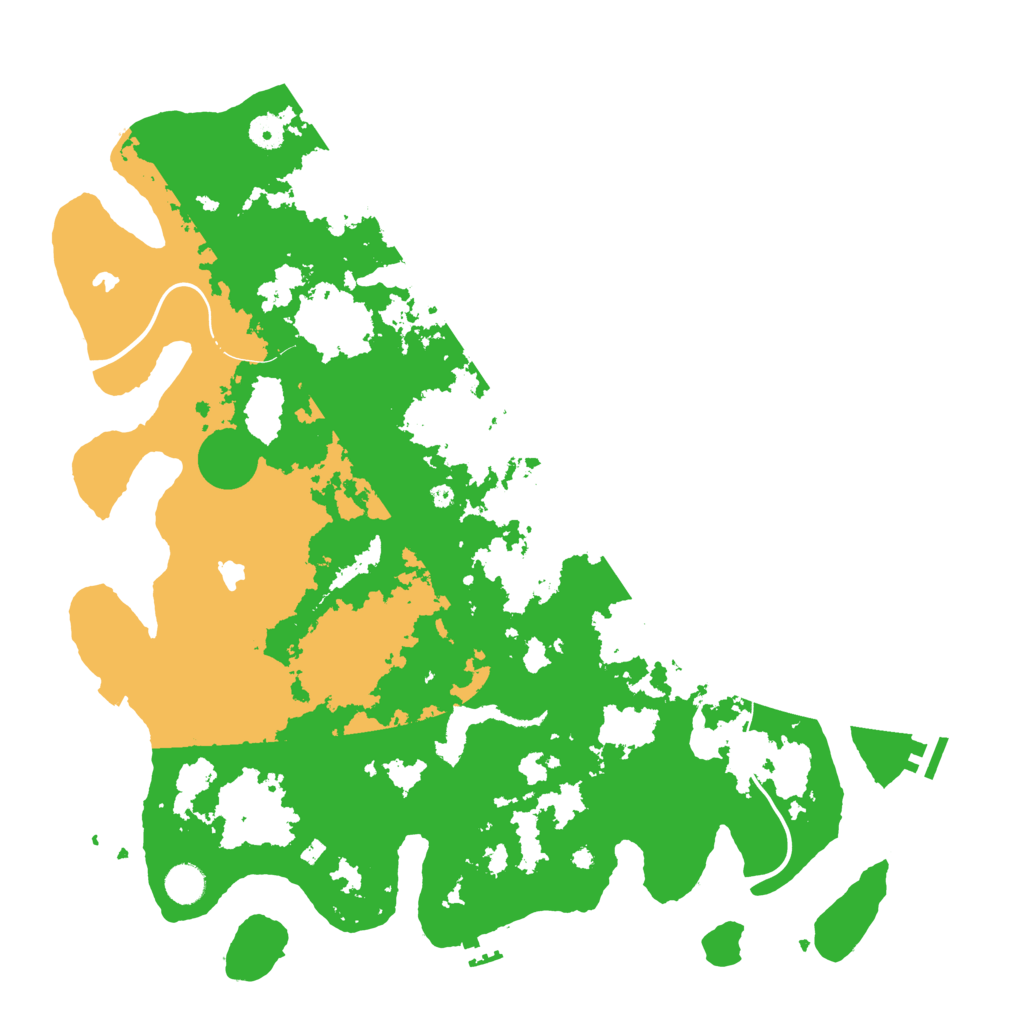 Biome Rust Map: Procedural Map, Size: 4500, Seed: 1708547945