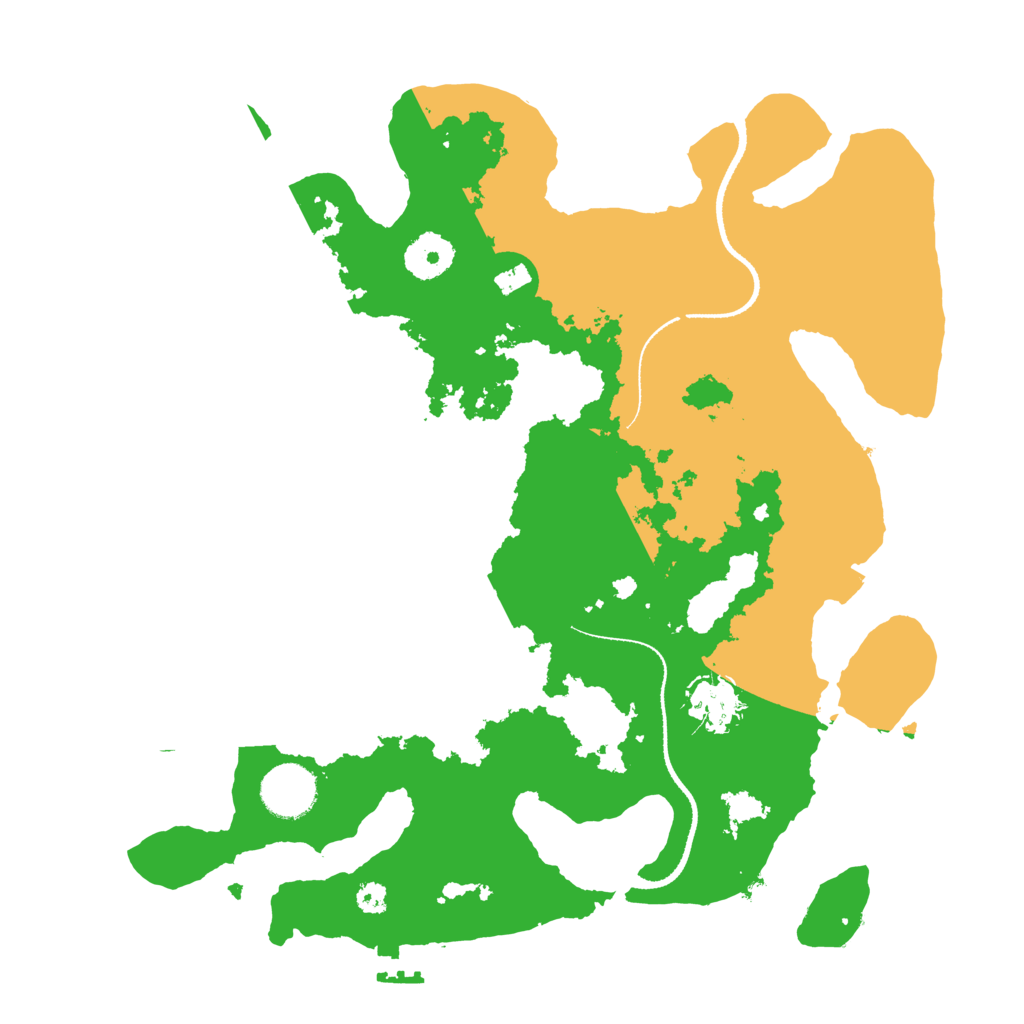 Biome Rust Map: Procedural Map, Size: 3300, Seed: 884982919