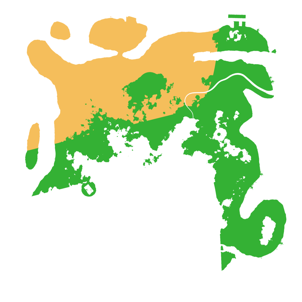 Biome Rust Map: Procedural Map, Size: 3500, Seed: 1311197316