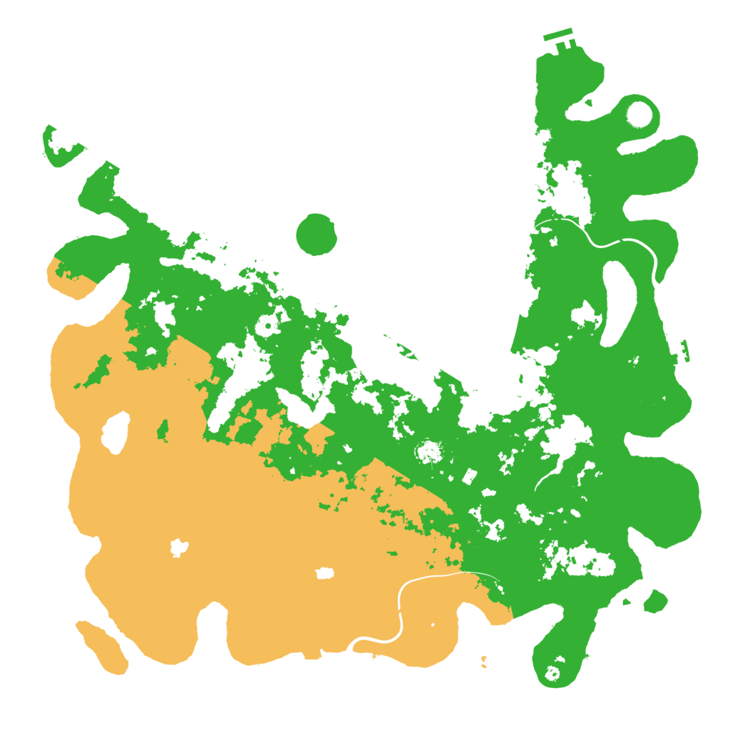 Biome Rust Map: Procedural Map, Size: 5000, Seed: 1961489430