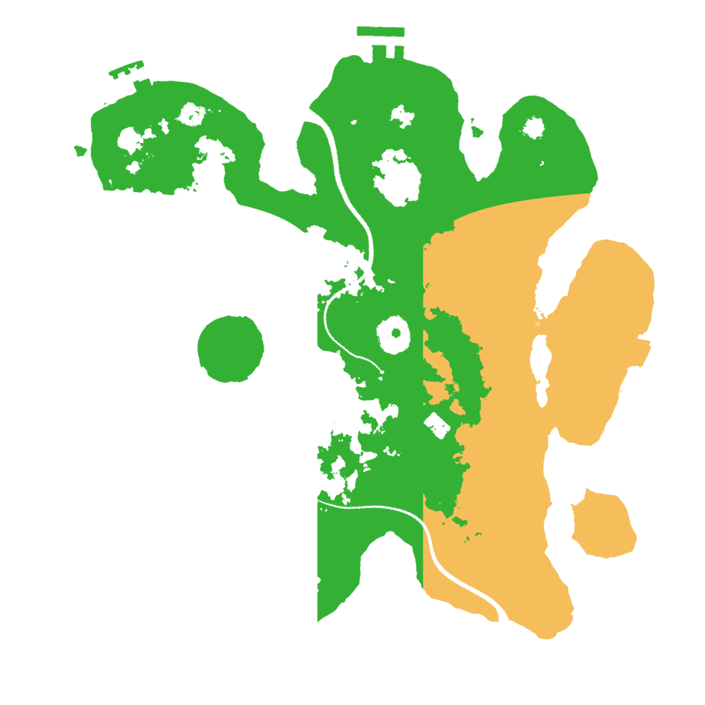 Biome Rust Map: Procedural Map, Size: 3000, Seed: 1523617828