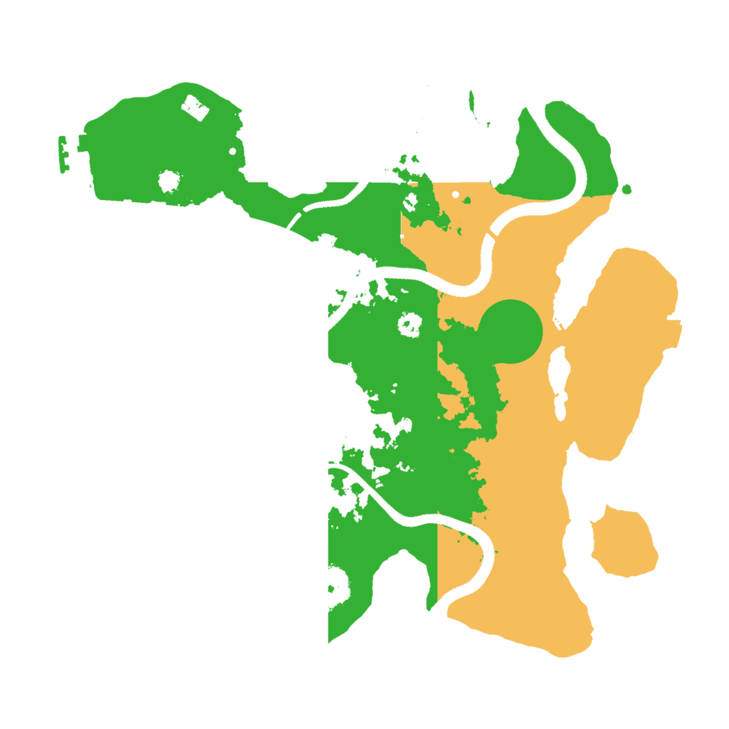 Biome Rust Map: Procedural Map, Size: 3000, Seed: 1523617828
