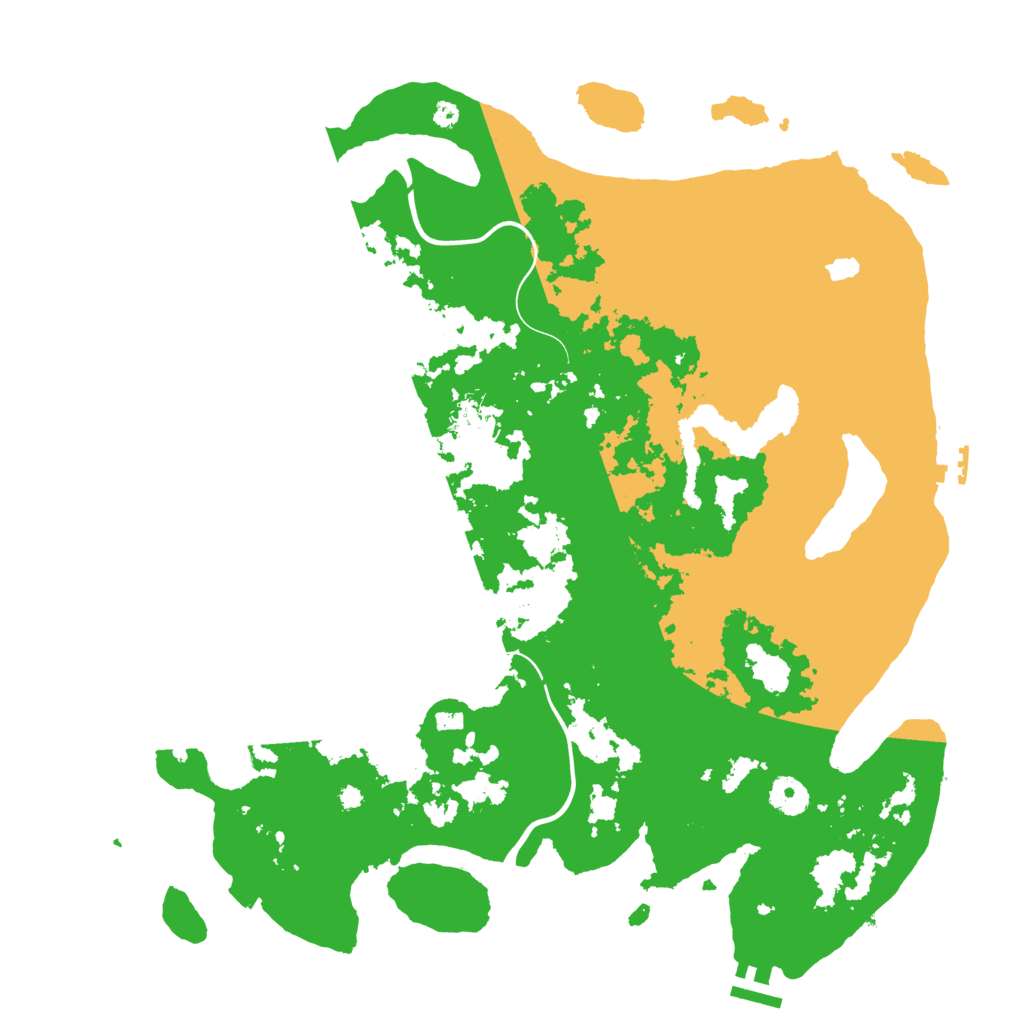 Biome Rust Map: Procedural Map, Size: 4000, Seed: 1877809358
