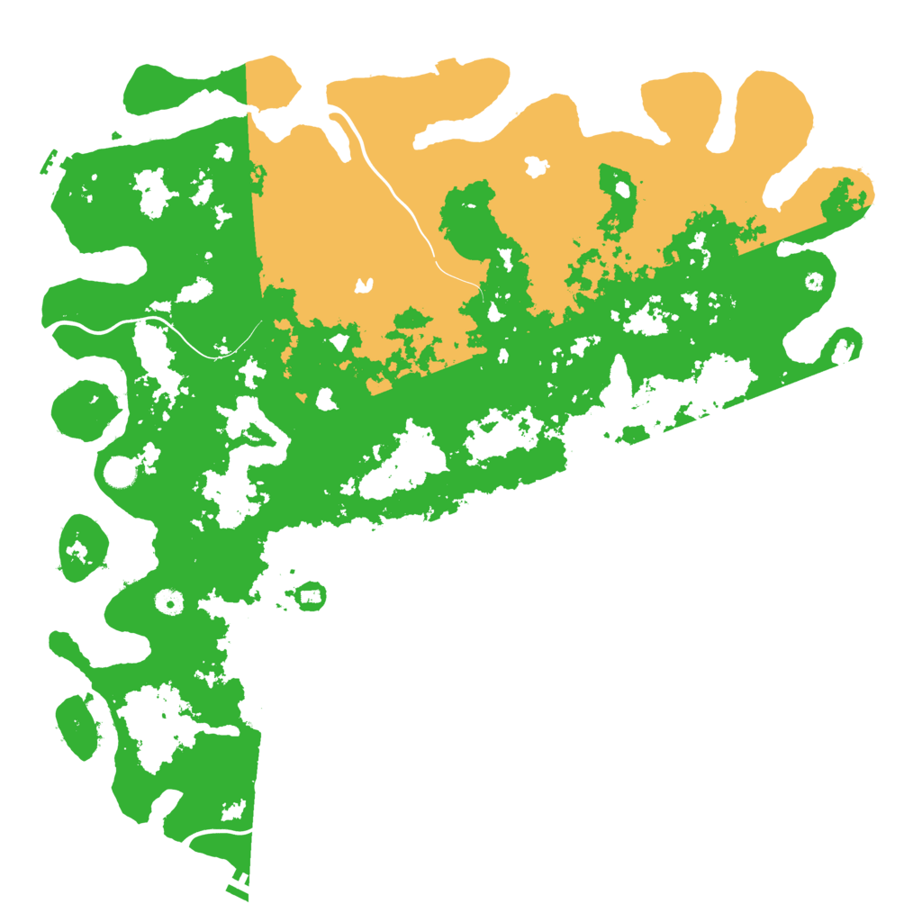 Biome Rust Map: Procedural Map, Size: 5000, Seed: 1293136861