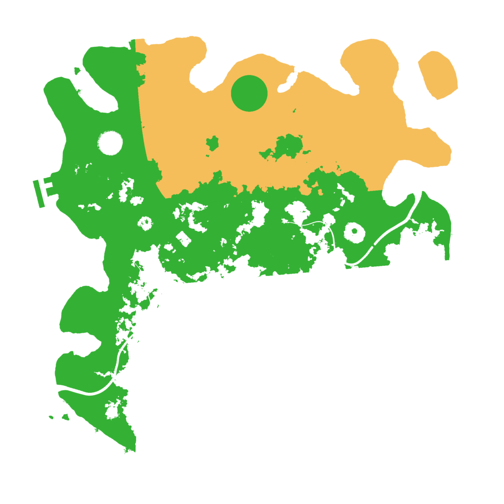 Biome Rust Map: Procedural Map, Size: 3650, Seed: 2538007