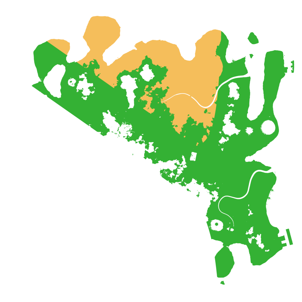 Biome Rust Map: Procedural Map, Size: 3750, Seed: 2096706454