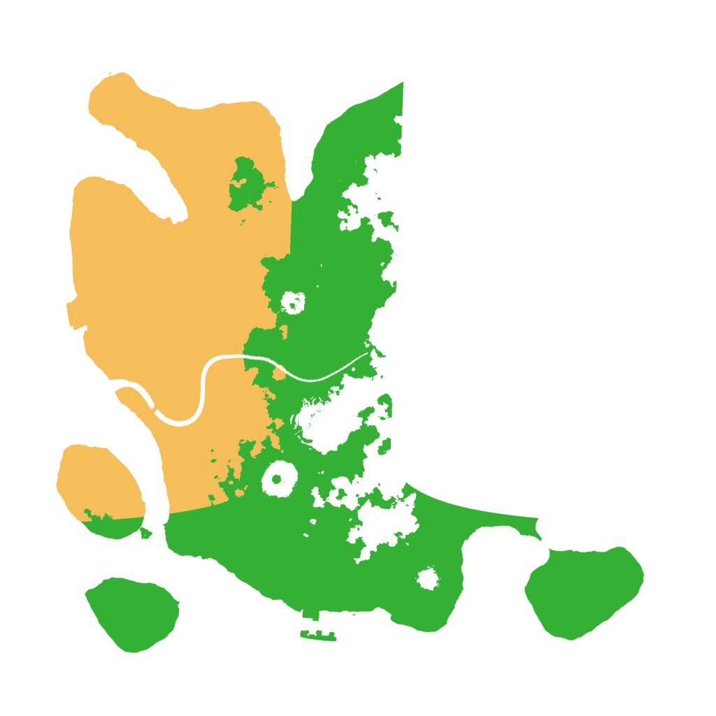 Biome Rust Map: Procedural Map, Size: 3000, Seed: 650709832