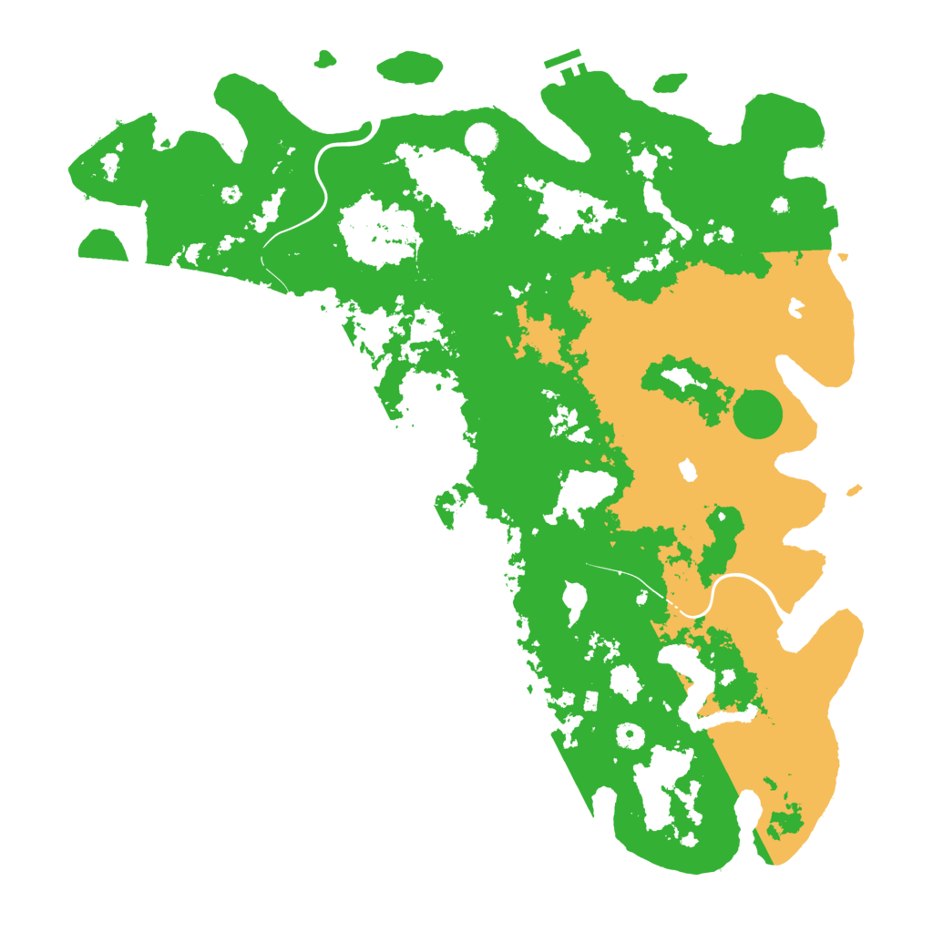 Biome Rust Map: Procedural Map, Size: 5000, Seed: 1152751534
