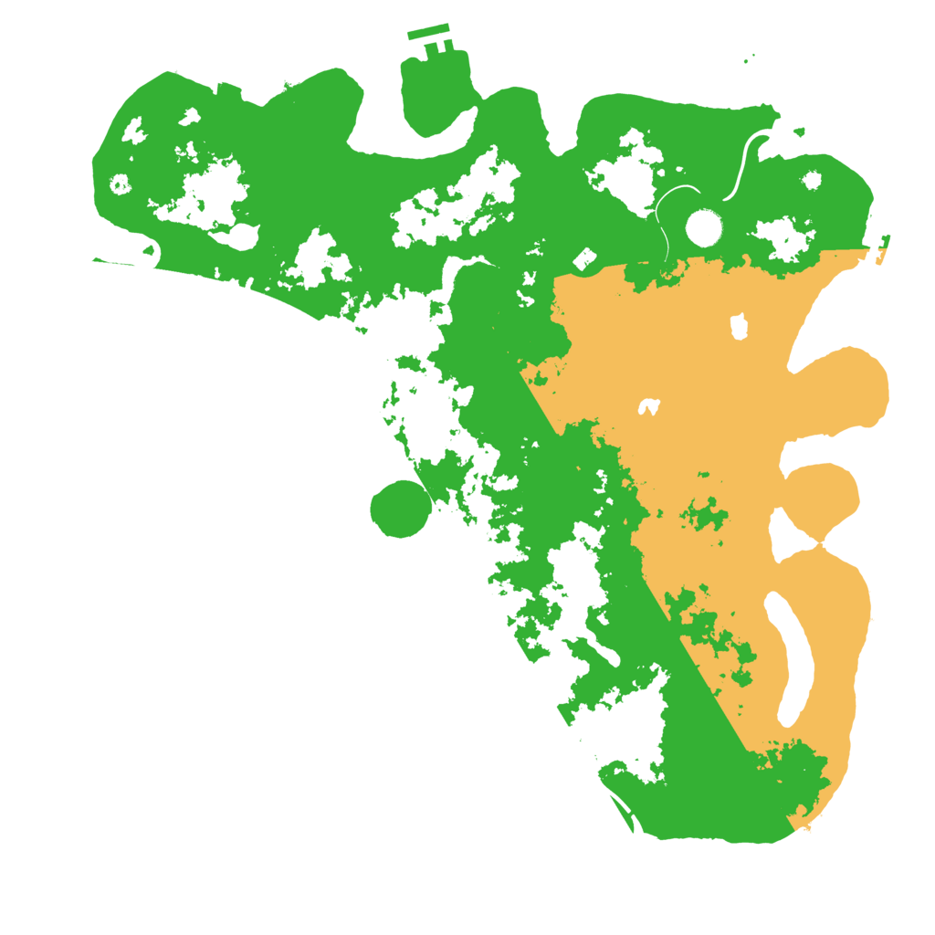 Biome Rust Map: Procedural Map, Size: 4500, Seed: 1226866592