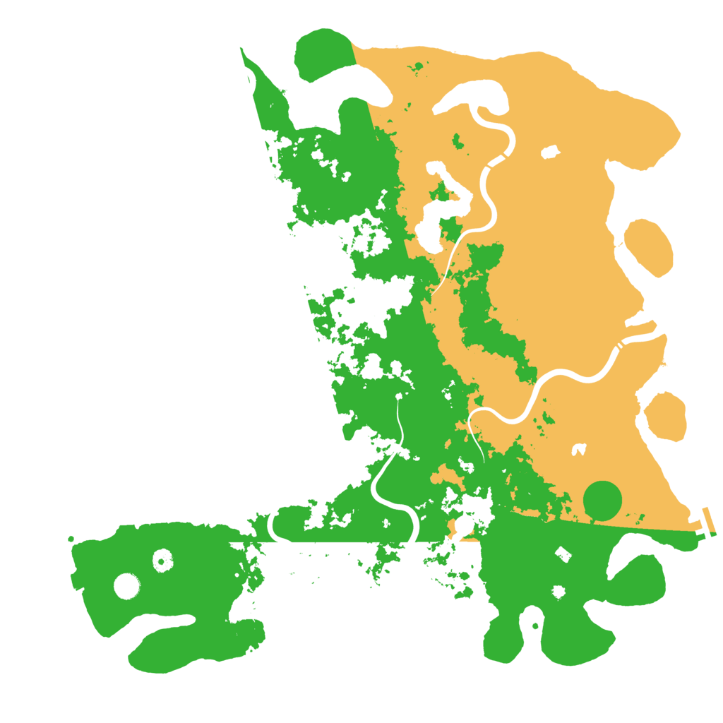 Biome Rust Map: Procedural Map, Size: 4900, Seed: 1641203096