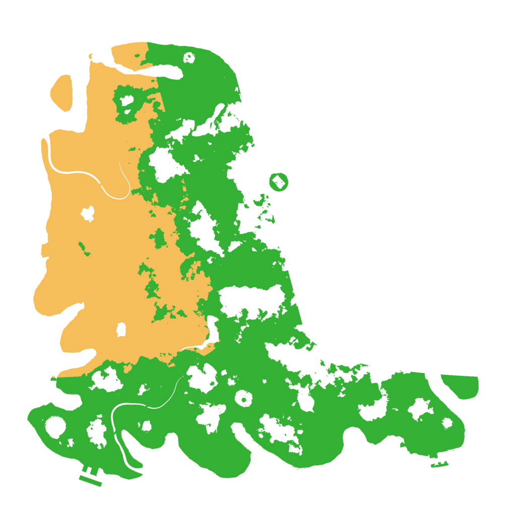 Biome Rust Map: Procedural Map, Size: 4500, Seed: 600189639