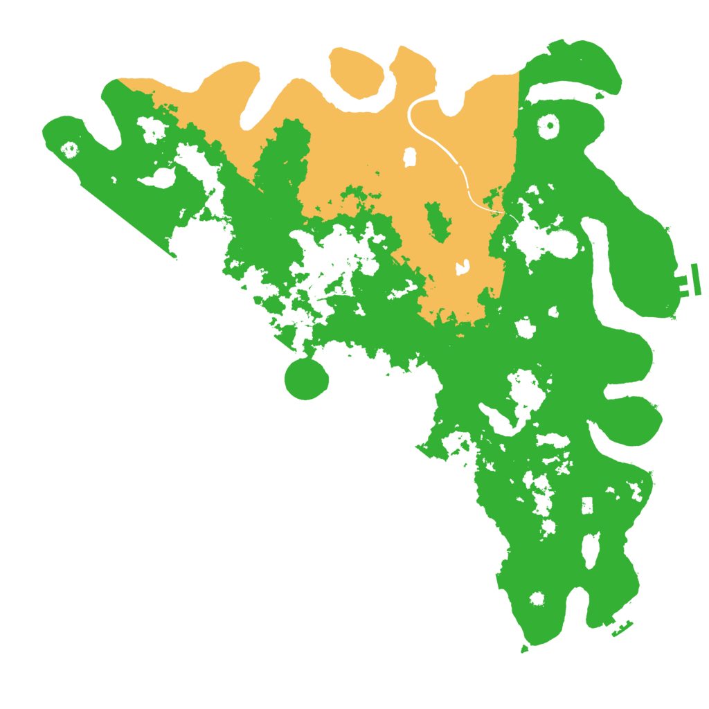 Biome Rust Map: Procedural Map, Size: 4500, Seed: 1266377137