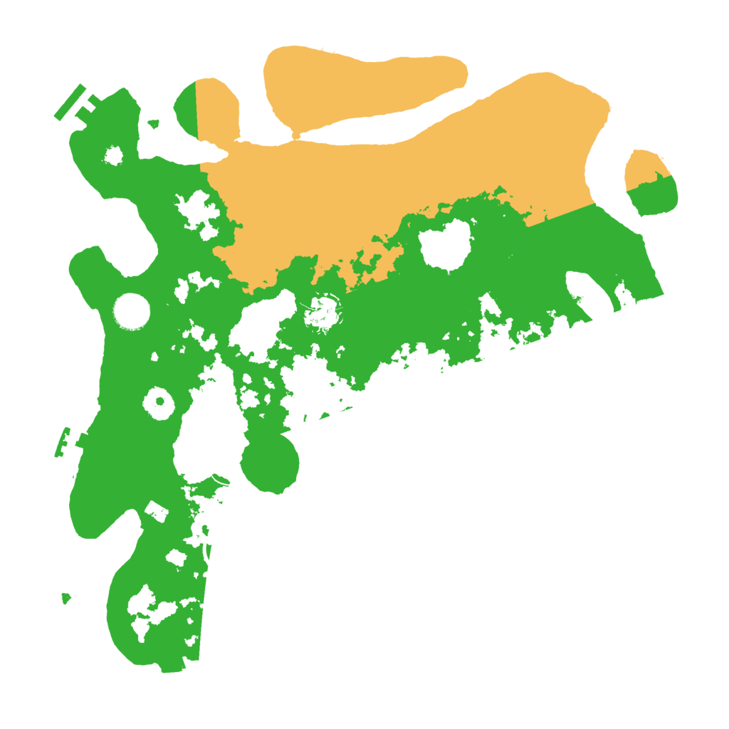Biome Rust Map: Procedural Map, Size: 3500, Seed: 93049706
