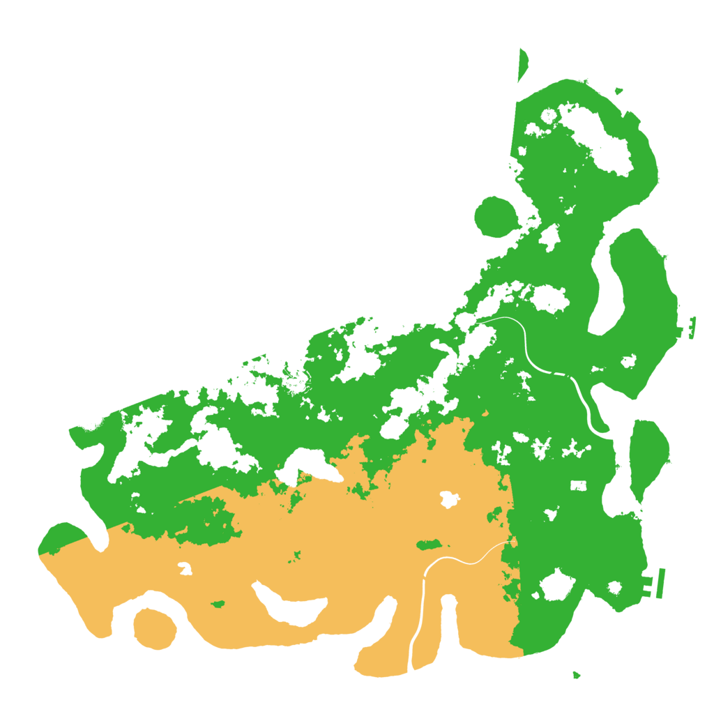 Biome Rust Map: Procedural Map, Size: 4800, Seed: 1134904035