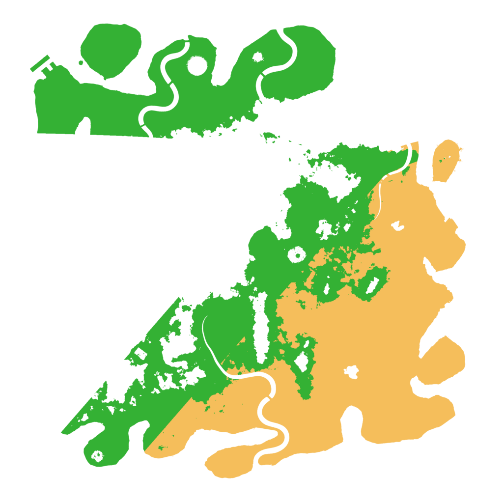 Biome Rust Map: Procedural Map, Size: 4500, Seed: 192682367