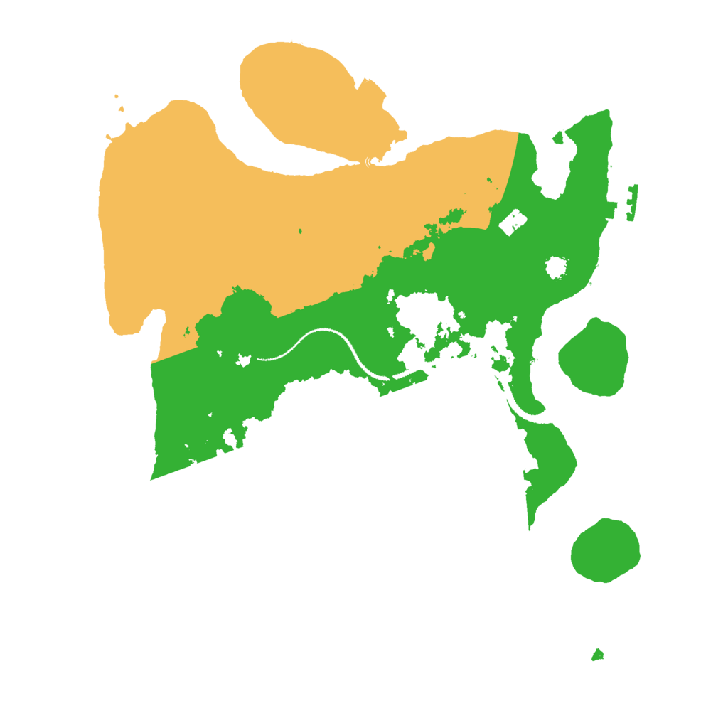 Biome Rust Map: Procedural Map, Size: 3000, Seed: 1327109493