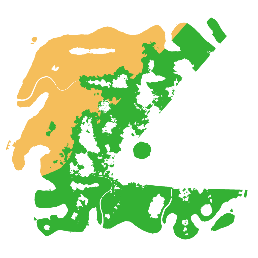 Biome Rust Map: Procedural Map, Size: 4050, Seed: 422455909