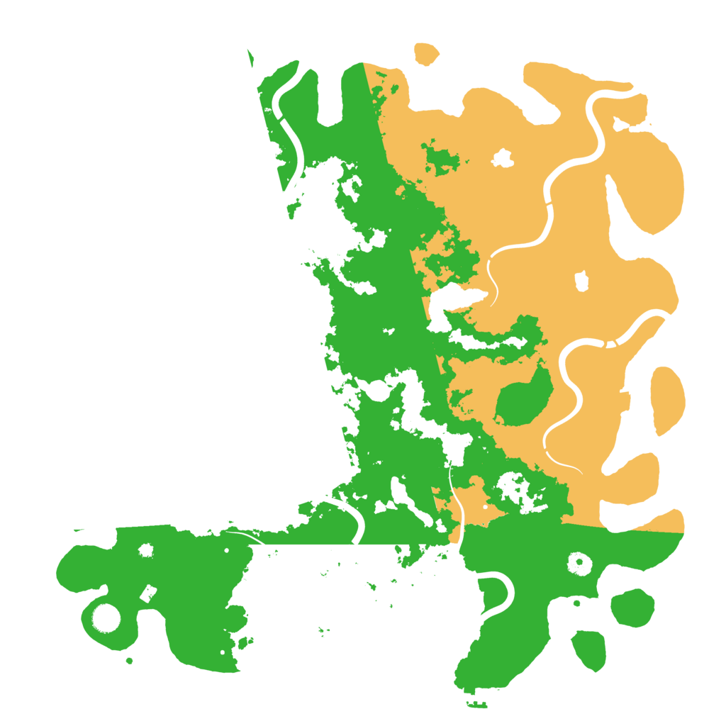 Biome Rust Map: Procedural Map, Size: 4500, Seed: 1337691755