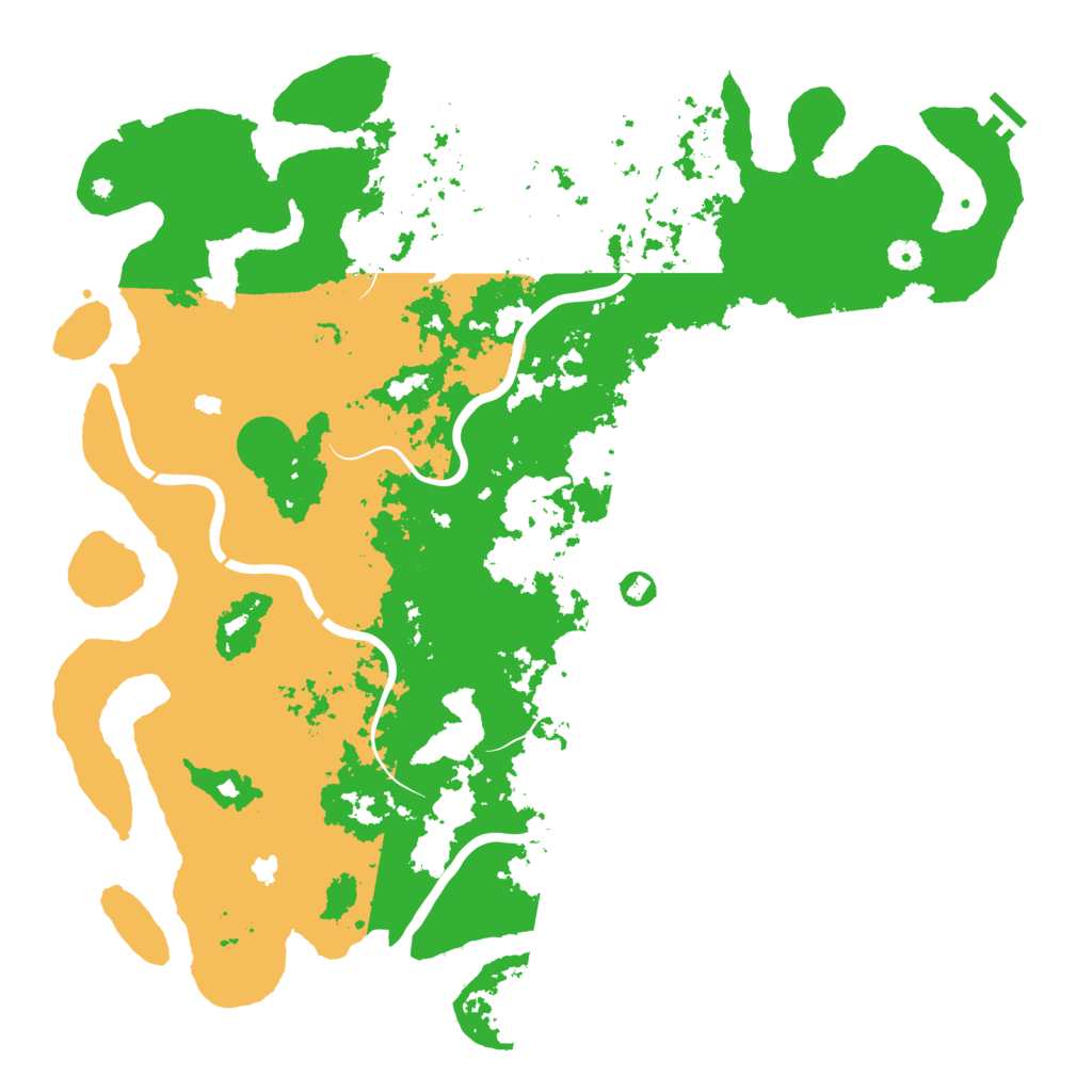 Biome Rust Map: Procedural Map, Size: 5000, Seed: 49551266