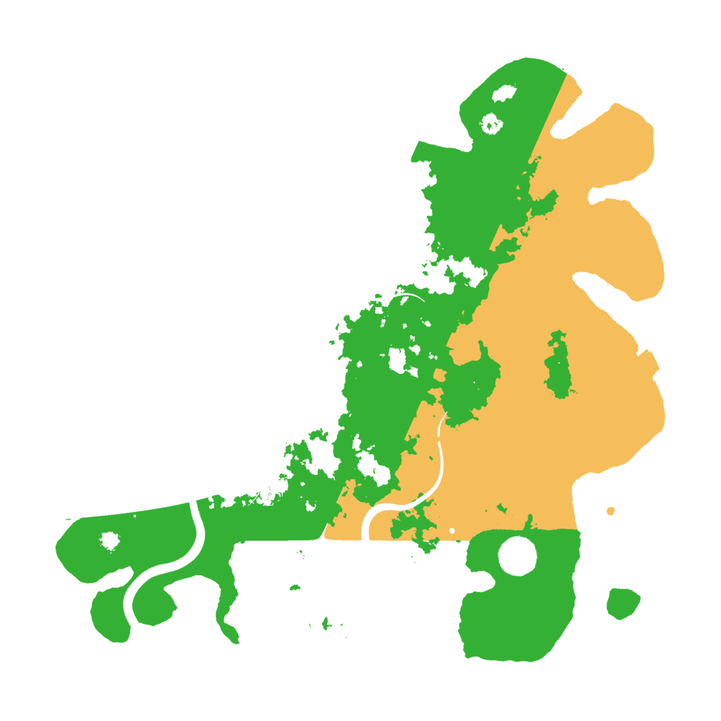 Biome Rust Map: Procedural Map, Size: 3500, Seed: 89874561