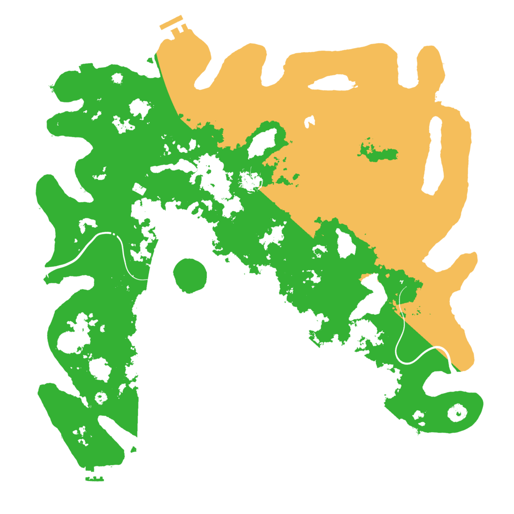 Biome Rust Map: Procedural Map, Size: 4250, Seed: 2495217