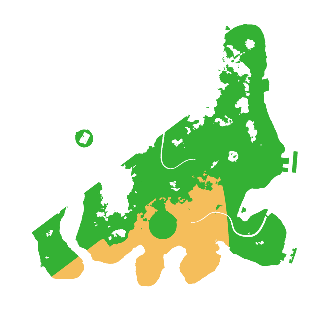 Biome Rust Map: Procedural Map, Size: 3000, Seed: 1173514195