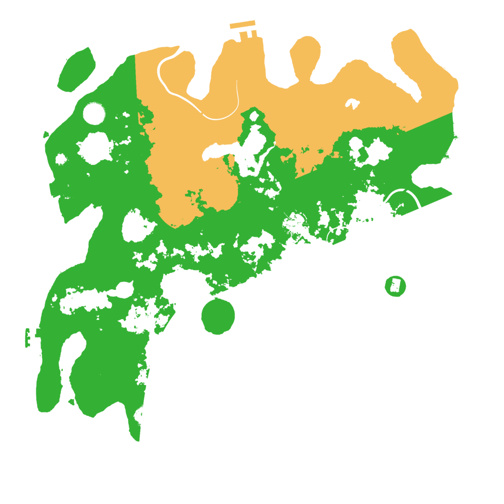 Biome Rust Map: Procedural Map, Size: 4000, Seed: 1546975