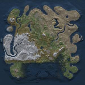 Thumbnail Rust Map: Procedural Map, Size: 4250, Seed: 1073475322, 16 Monuments