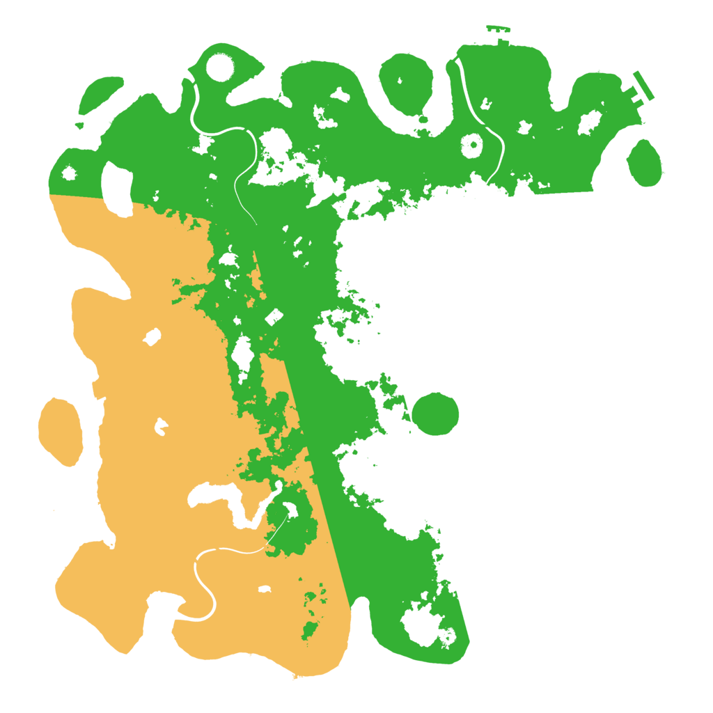 Biome Rust Map: Procedural Map, Size: 4500, Seed: 1468098195