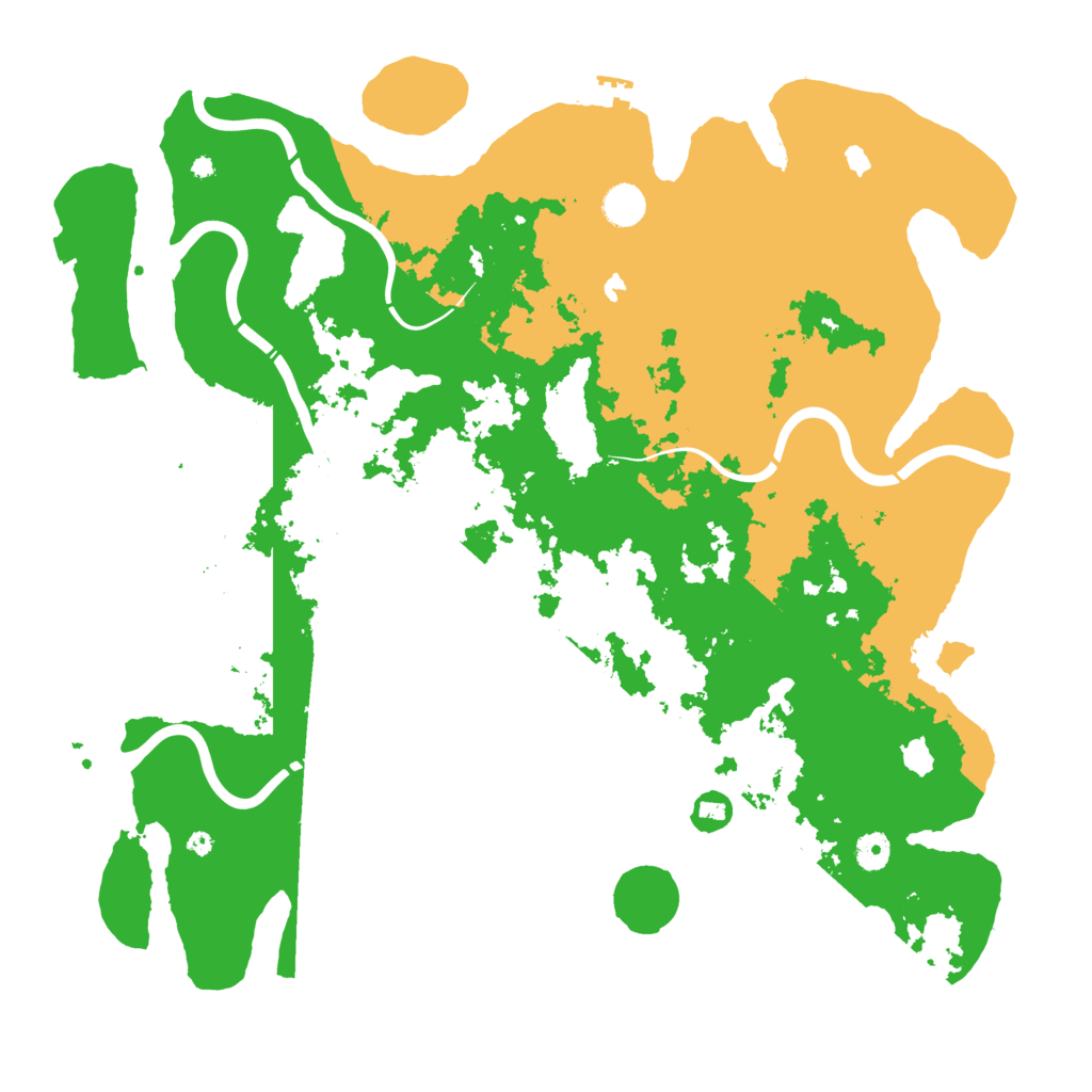 Biome Rust Map: Procedural Map, Size: 4500, Seed: 910878165