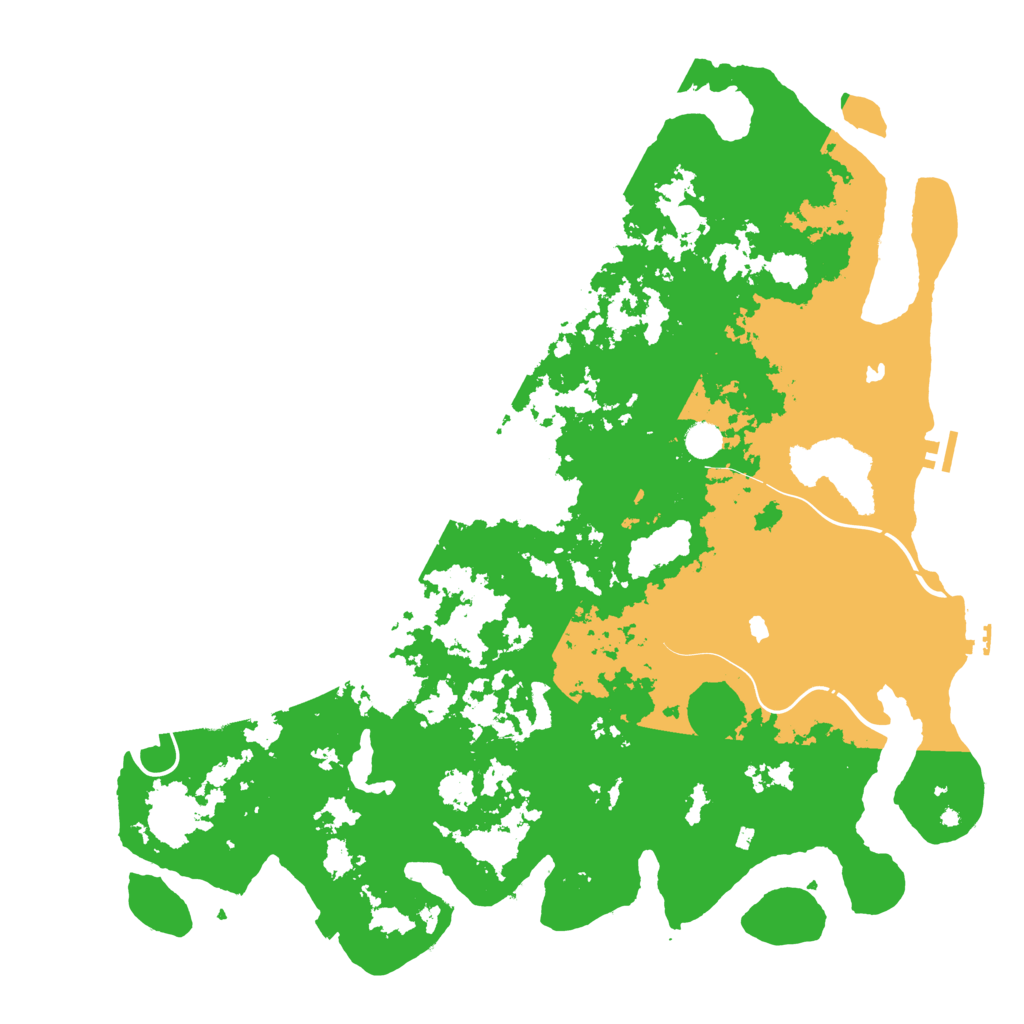Biome Rust Map: Procedural Map, Size: 5000, Seed: 559901846
