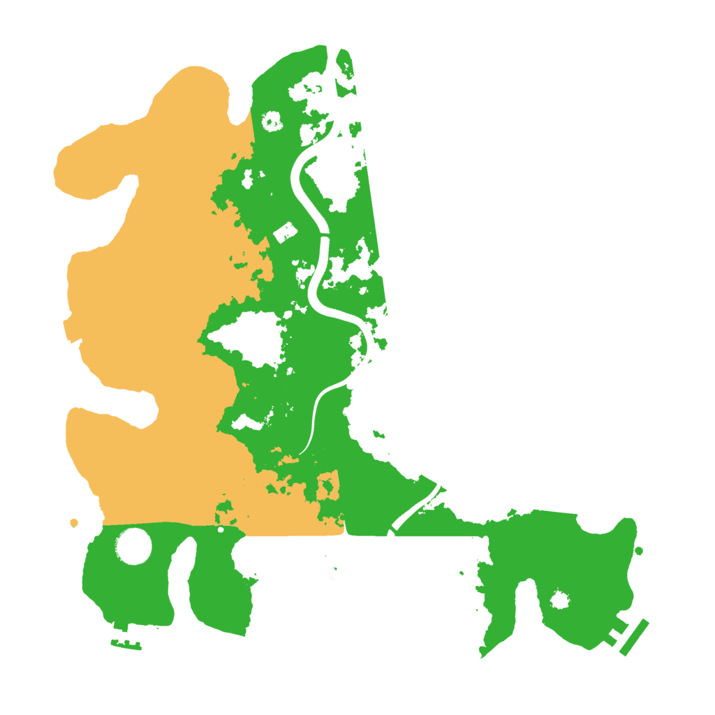 Biome Rust Map: Procedural Map, Size: 3500, Seed: 1455698489