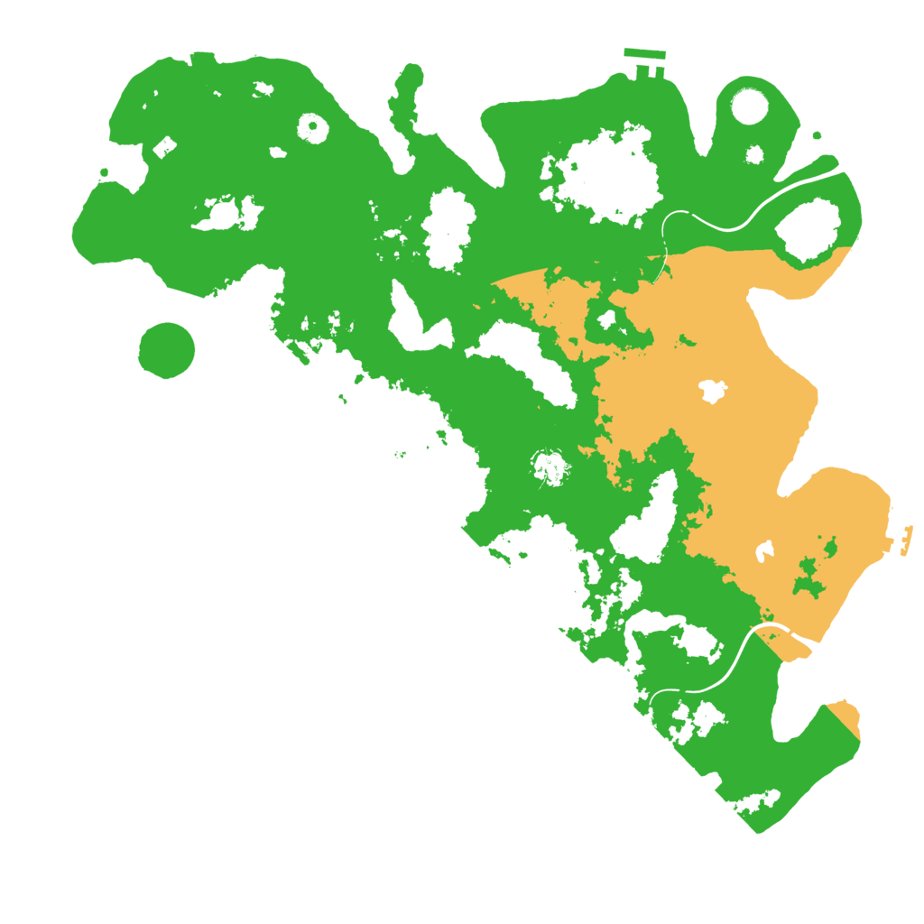 Biome Rust Map: Procedural Map, Size: 4500, Seed: 314199337