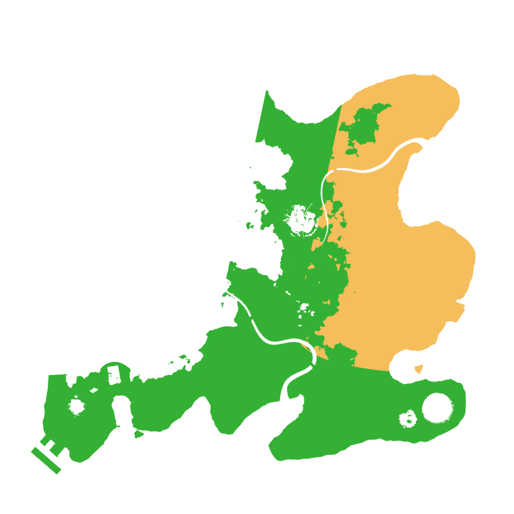 Biome Rust Map: Procedural Map, Size: 3000, Seed: 114311351