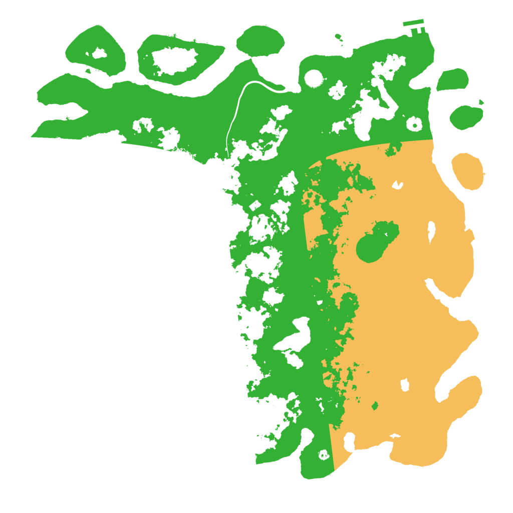 Biome Rust Map: Procedural Map, Size: 5000, Seed: 1335951468