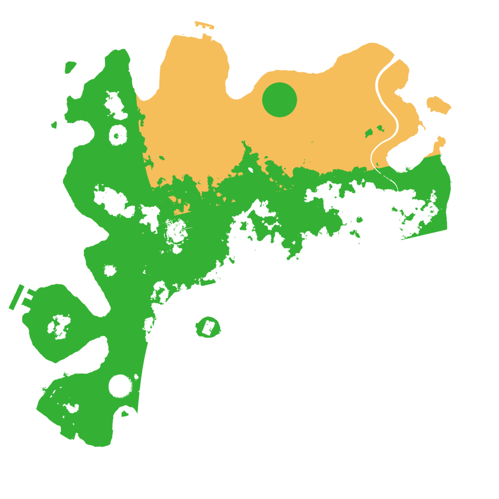 Biome Rust Map: Procedural Map, Size: 3800, Seed: 116804942