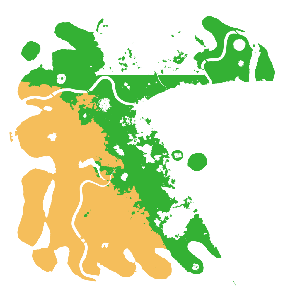Biome Rust Map: Procedural Map, Size: 4500, Seed: 1042315193