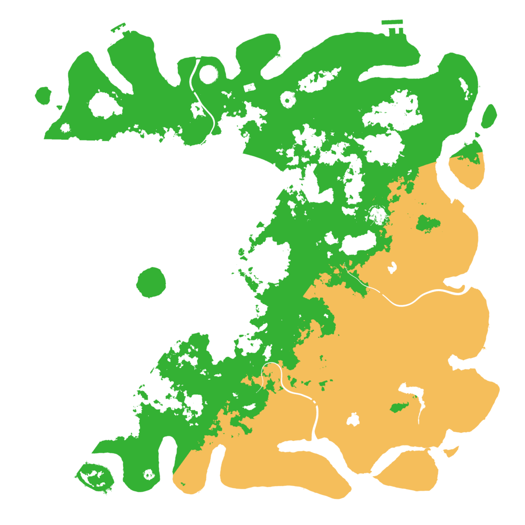 Biome Rust Map: Procedural Map, Size: 5000, Seed: 641626309