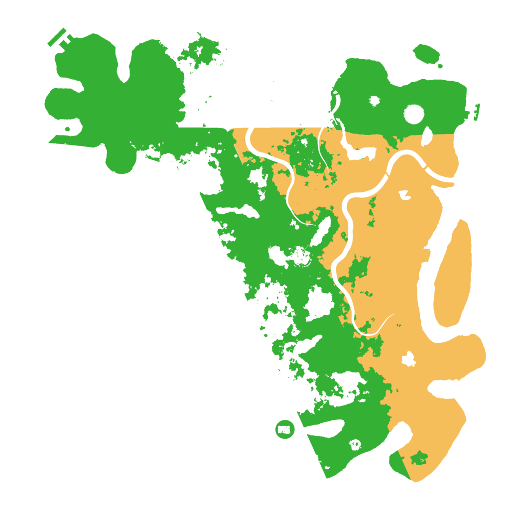 Biome Rust Map: Procedural Map, Size: 4500, Seed: 681904576
